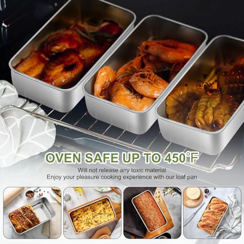 Loaf Pan 9 x 5 Inch Stainless Steel Bread Pan (20 Count)