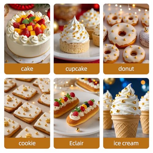 Edible Gold Pearl Sprinkles (4.5 Ounce)
