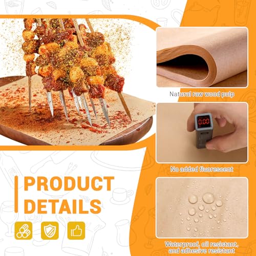 200 Pieces Unbleached Parchment Paper Air Fryer Liners Freeze Dryer Tray Mats (200 Count)