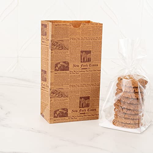 Kraft Paper Newsprint Bag (100 Count)