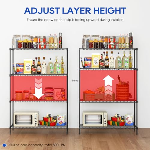 4 Tier Wire Shelf