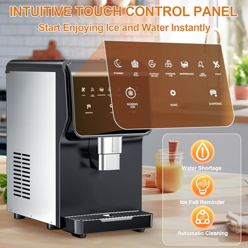 Countertop Nugget Ice Maker with Water Dispenser