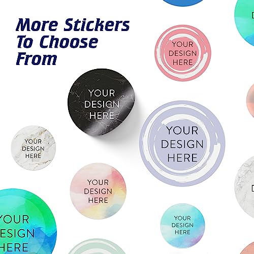 100 Custom Vinyl Stickers (100 Count)