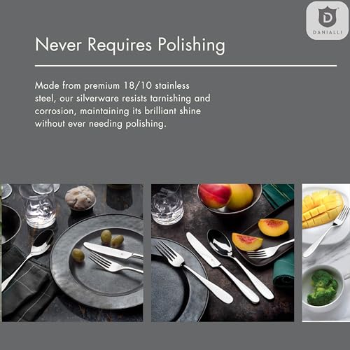Silverware Set for 8 with Serving Utensils