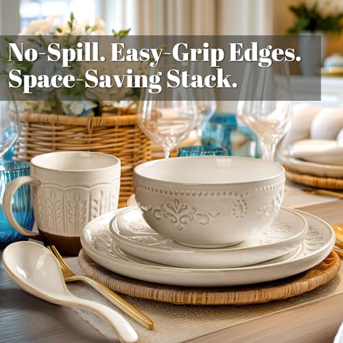 Plates And Bowls Sets (16 Count)