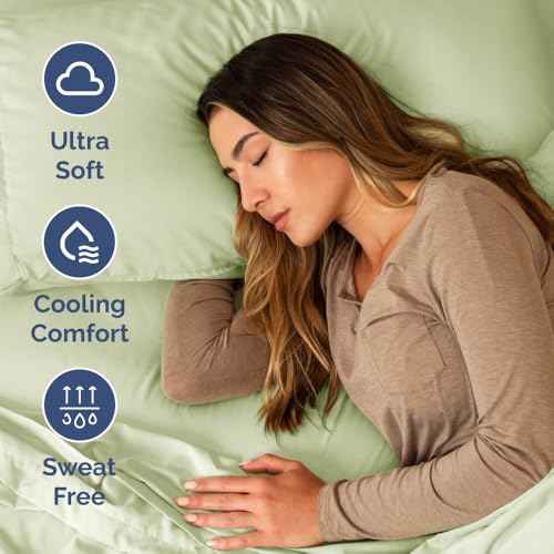 Short Queen Size 4 Piece Bed Sheet Set