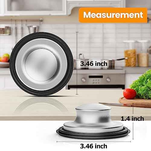 2PCS Kitchen Sink Stopper and Kitchen Sink Drain Strainer (2 Count)