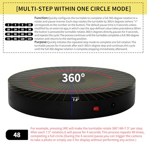 15.8In Remote Motorized Electric Turntable Rotating Display Stand Rotating Platform Photography Turntable motorized lazy susan base giratoria para for Photography
