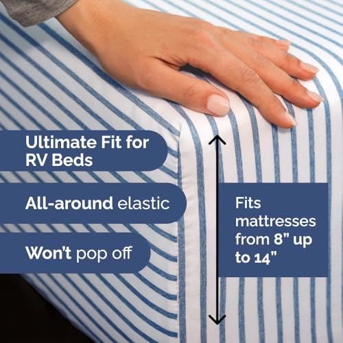 Short Queen Size 4 Piece Bed Sheet Set