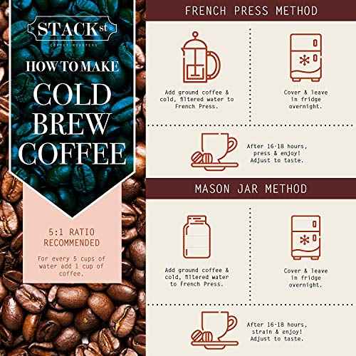 Organic Cold Brew Coffee Coarse Ground 12 OZ (12 Ounce)