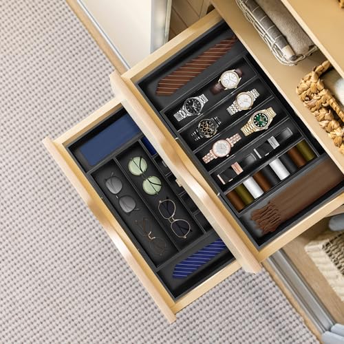 Large Premium Bamboo Silverware Organizer