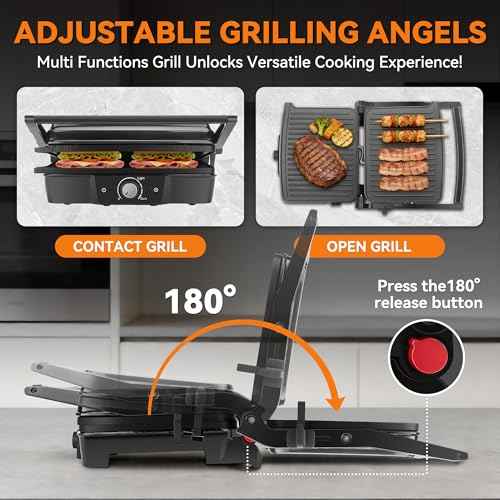 Baker’s Friend Panini Grill Press Sandwich Maker