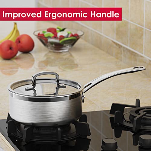 Stainless Steel Saucepan with Lid