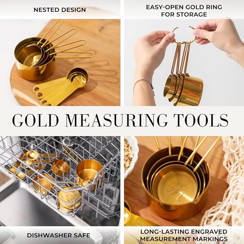 Black and Gold Kitchen Utensils Set (15 Count)