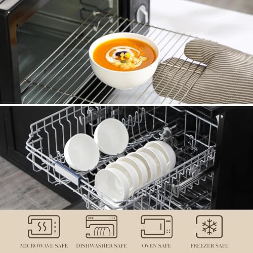 14 Oz Small Ceramic Bowls Set of 8 (8 Count)