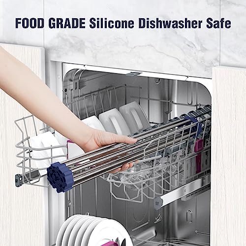 Roll Up Dish Drying Rack Over Sink