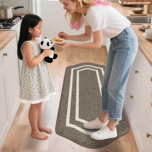 Long Kitchen Floor Mats and Rugs Non Slip Washable