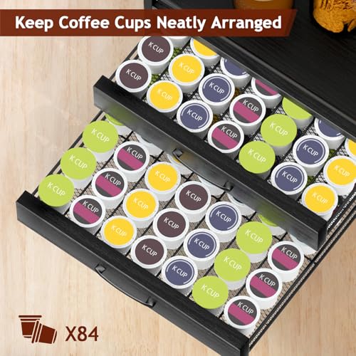 Coffee Syrup Rack Organizer