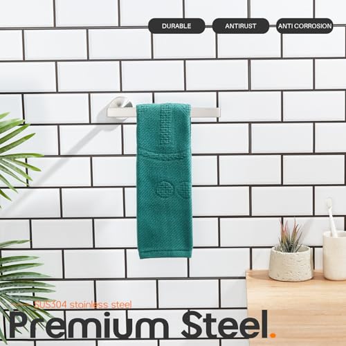 Bath Towel Rings Brushed Nickel Bathroom Towel Holder Modern Small Hand Towel Bar Wall Mount Stainless Steel AN3001BR