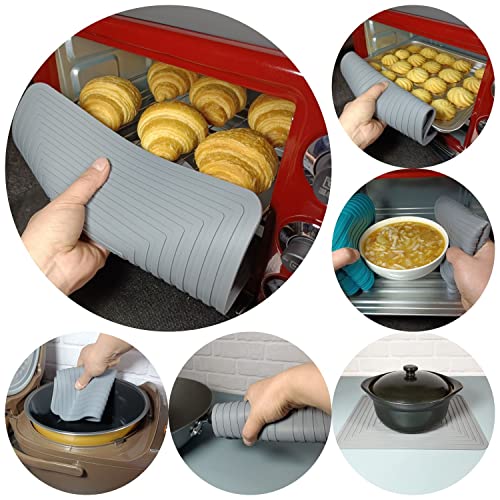 Silicone Trivets Mats Set