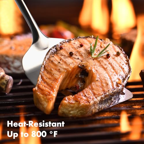 18 10 Stainless Steel Spatula Set (2 Count)