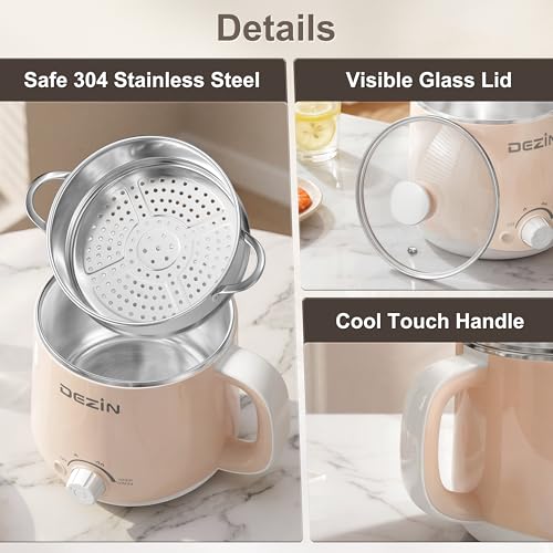 1.6L Electric Pot with Steamer