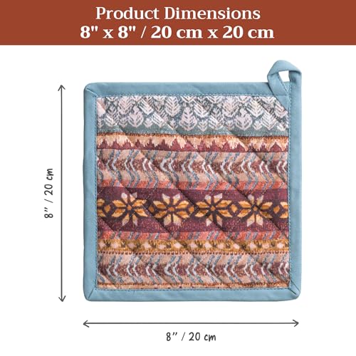 Pot Holders 100% Cotton Potholders (2 Count)
