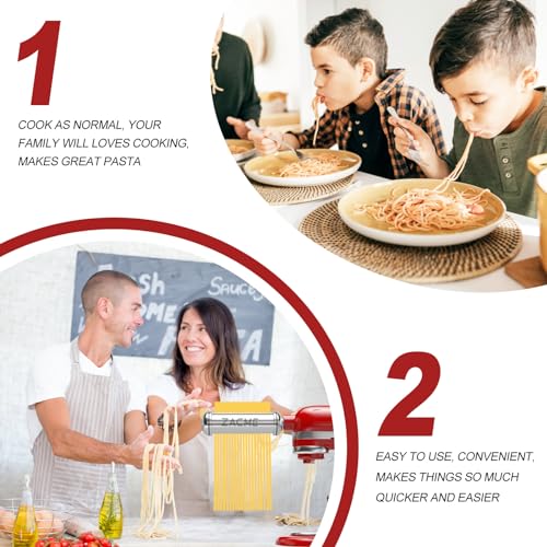 3PCS Pasta Maker Attachment for All Kitchenaid Stand Mixers