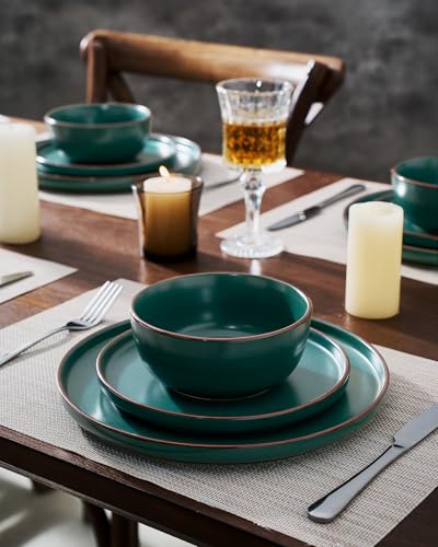 Mercury 16 Piece Dinnerware Set with Pasta Bowls