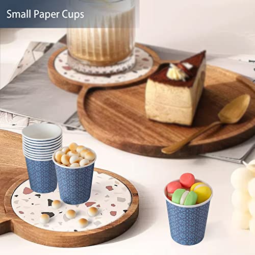 300 Pack 5 oz Paper Cups Disposable Bathroom Mouthwash Cups Navy (300 Count)