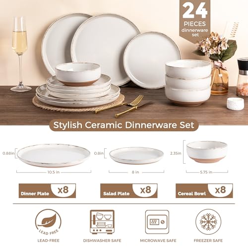 Dinnerware Sets for 8 (24 Count)