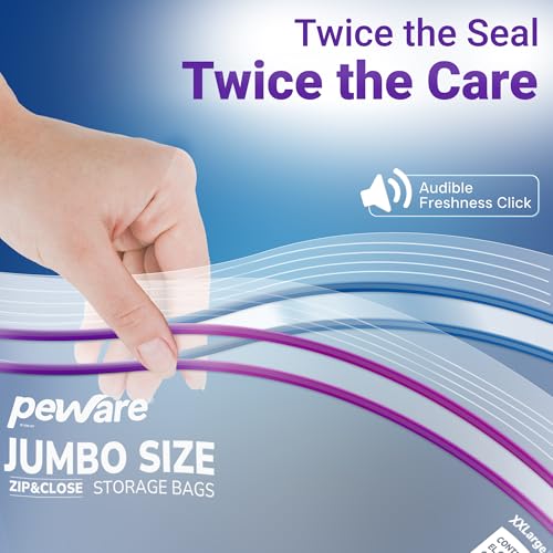 3.5 Gallon Extra Large Storage Bags (100 Count)