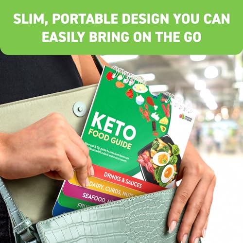 Keto Cheat Sheets Magnets Booklet