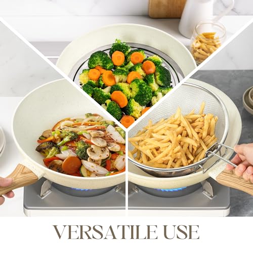 12 Inch Wok Pan with Lid