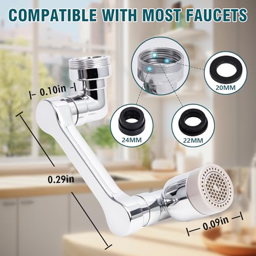 Faucet extender 1080 ° rotation