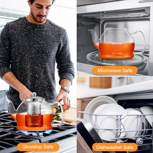 STNTUS Glass Teapot With Infuser