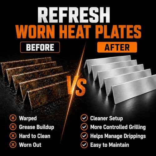 24.5 Inch Flavorizer Bars for Weber Genesis 300 Series (150.08 Ounce)