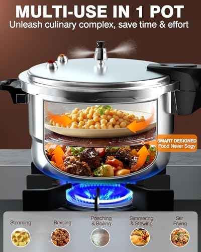 14Qt Aluminum Pressure Cooker w