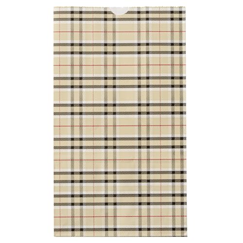 Paper Plaid Bag (100 Count)