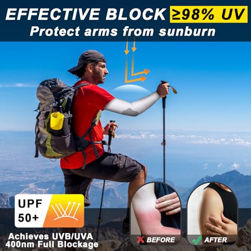 Cooling Arm Sleeves for Men Women