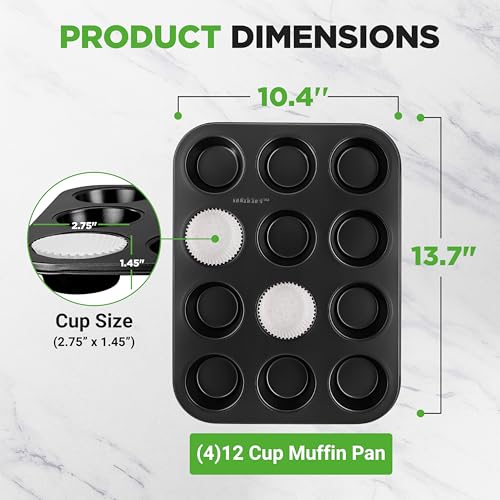 Muffin Pans for Baking 4 (4 Count)