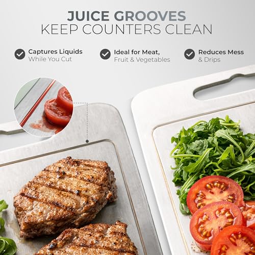 Stainless Steel Cutting Boards For Kitchen (3 Count)