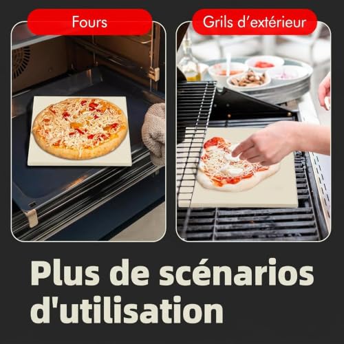 12.6" Square Pizza Stone
