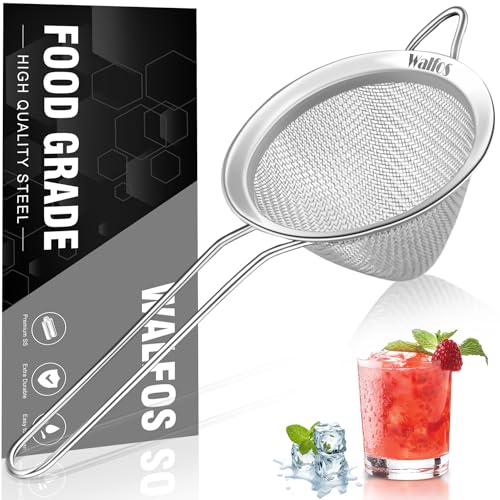 Small Fine Mesh Strainer for Cocktail & Tea