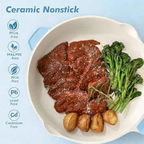 Nonstick Ceramic Saute Pan 10