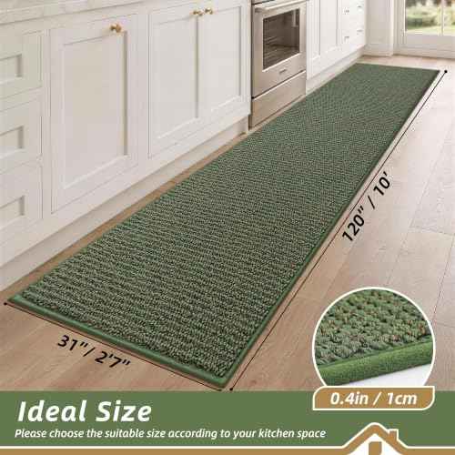 Kitchen Runner Rugs 31"x120"