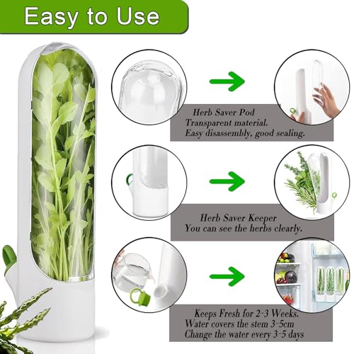 Herb Saver for Refrigerator (2 Count)