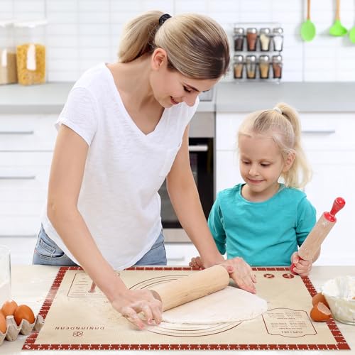 26"x16" Extra Thick Silicone Baking Mat for Pastry and Bread