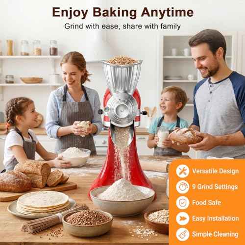Grain Mill Attachment for KitchenAid
