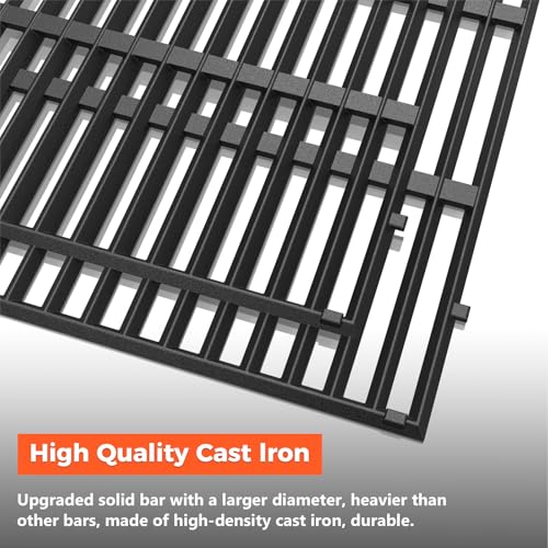 18.75 Inch Cast Iron Grill Grates for Weber Genesis II 300 Series